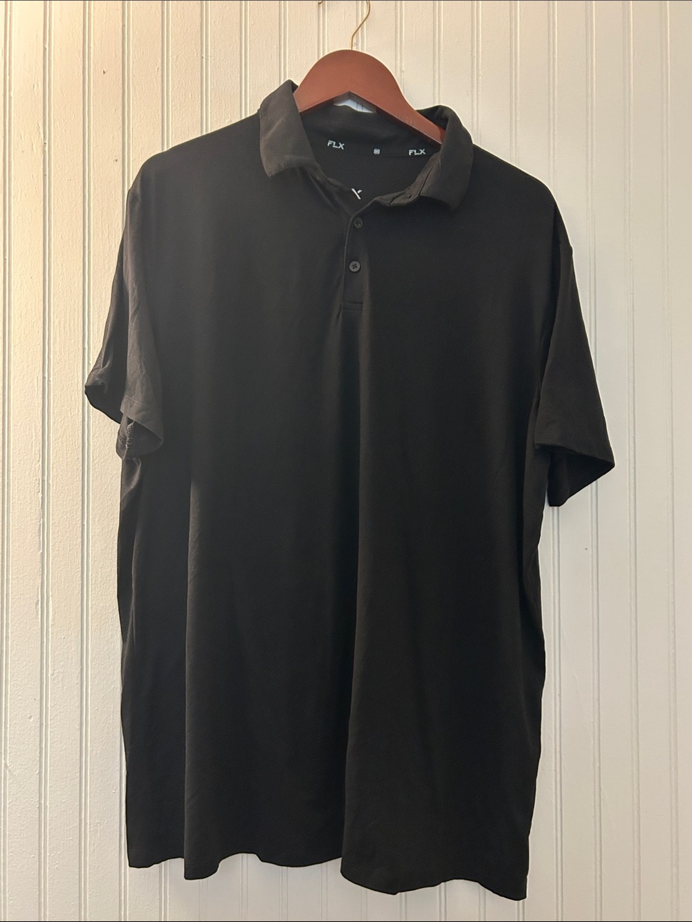Men’s FLX Classic Black Polo Shirt